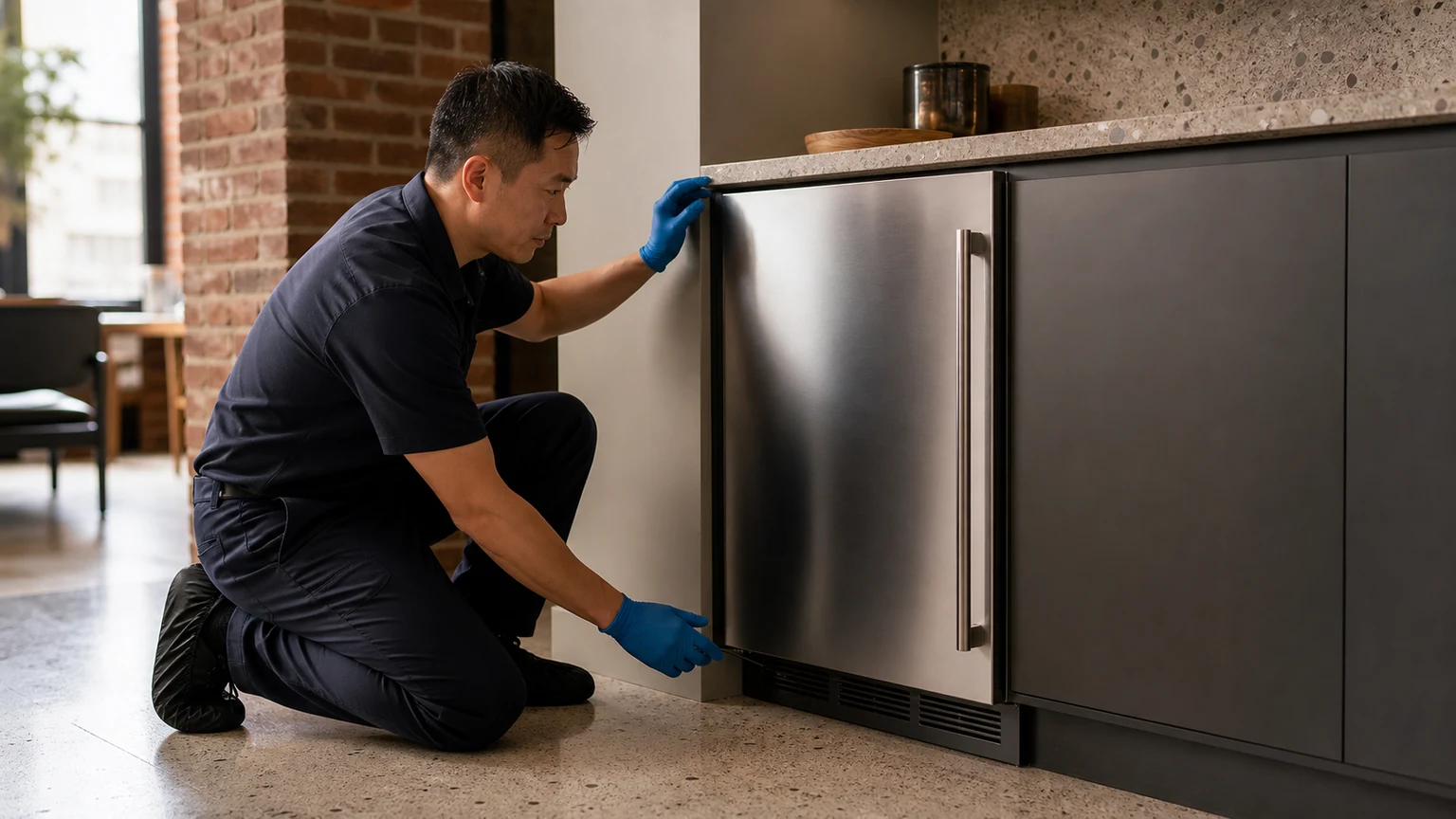 Undercounter ice maker diagnostic visit in Park Slope